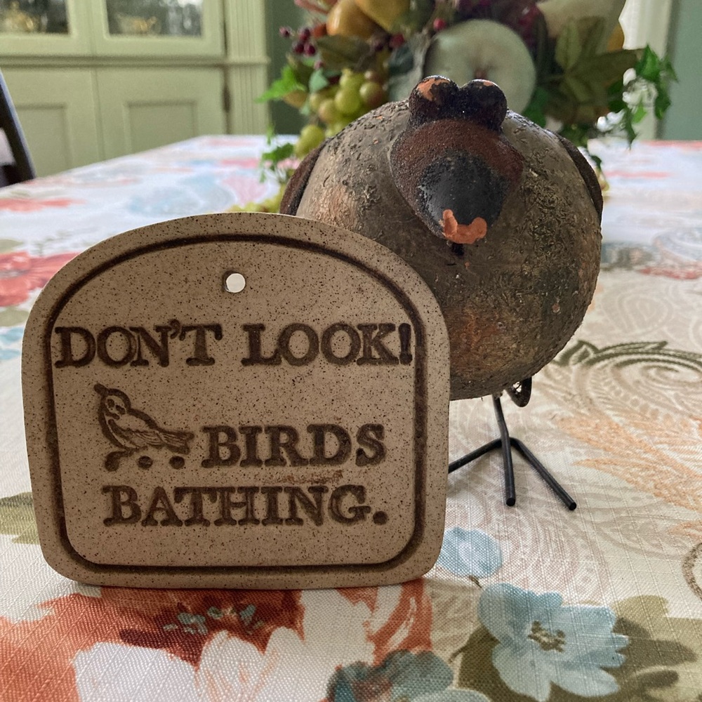 FINAL! Vintage Bird Sign & Vintage Bird